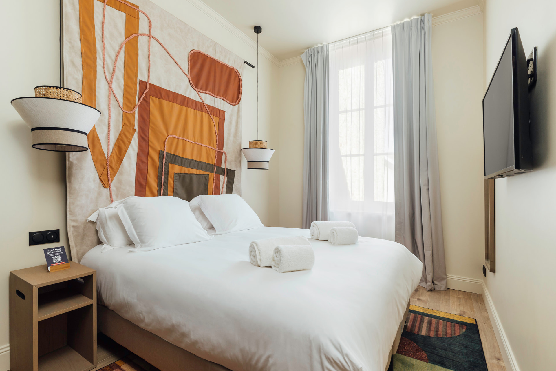 Chambre de l'hôtel Encore Mieux à Limoges